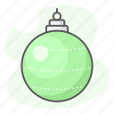 ball, bulb, christmas, decoration, green, holiday, xmas