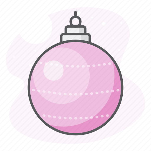 Ball, bulb, christmas, decoration, holiday, pink, xmas icon - Download on Iconfinder