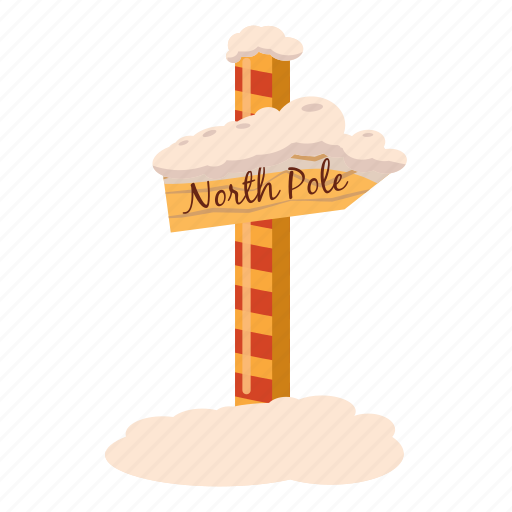 Cartoon, christmas, north, pole, snow, winter, wood icon - Download on Iconfinder