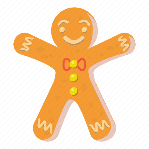 Cartoon, christmas, food, gingerbread, holiday, man, sweet icon - Download on Iconfinder