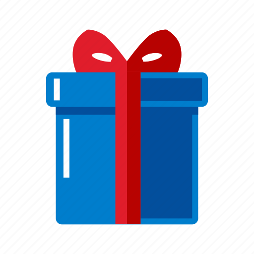 Blue, box, christmas, gift icon - Download on Iconfinder