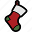 christmas, stocking, decoration 