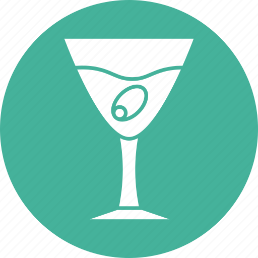 Drink, glass, olives, beverage, food icon - Download on Iconfinder