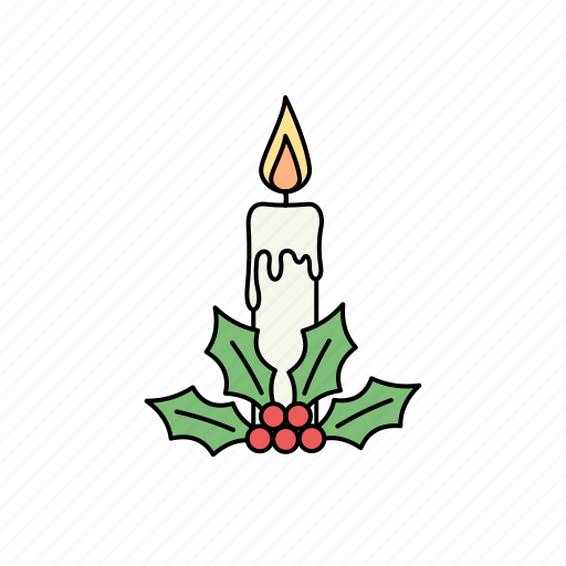 Candle, christmas, xmas, decoration icon - Download on Iconfinder