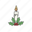 candle, christmas, xmas, decoration 