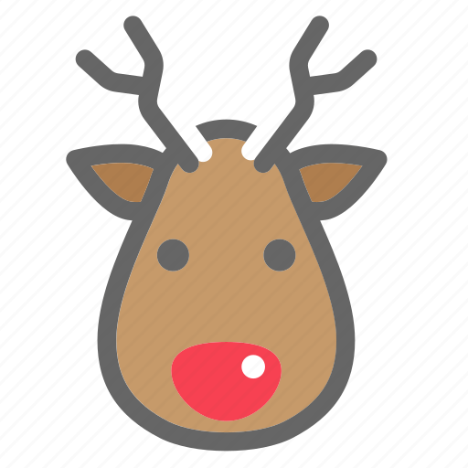 Christmas, color, deer, reindeer, xmas icon - Download on Iconfinder