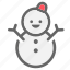 christmas, color, man, snow, snowman 
