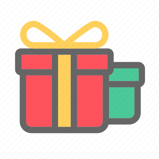 Box, christmas, color, gift, gift box, present icon - Download on Iconfinder