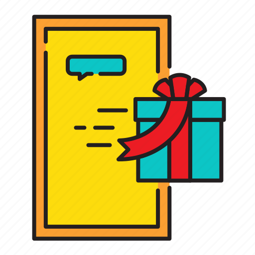 Gift, box, online, ecommerce, delivery icon - Download on Iconfinder