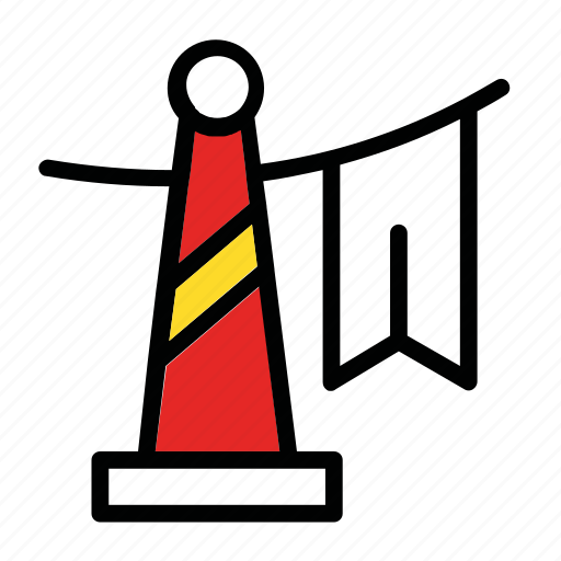 Celebration, cone, decoration, new year icon - Download on Iconfinder