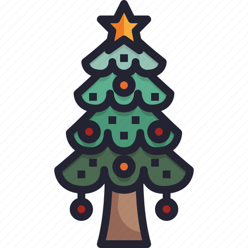 Xmas, pine, christmas, decoration, tree icon - Download on Iconfinder