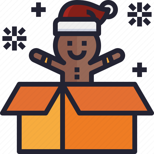 Cookie, dessert, gift, sweet, man, bakery, gingerbread icon - Download on Iconfinder