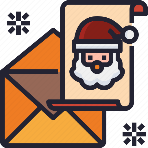 Santa claus, letter, santa, christmas, envelope, card icon - Download on Iconfinder