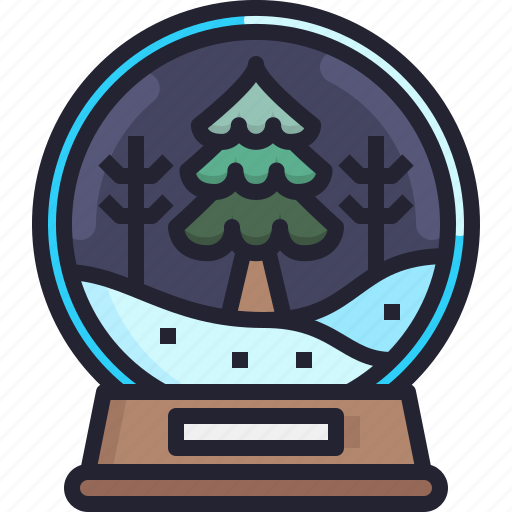 Ornament, winter, christmas, tree, snow, ball icon - Download on Iconfinder