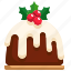 dessert, cake, sweet, christmas, food 