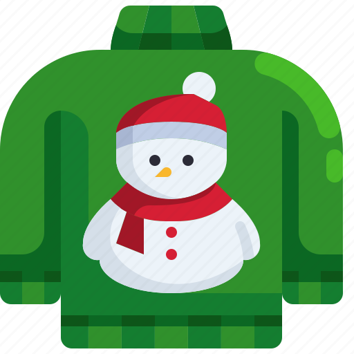 Sweater, clothes, pullover, christmas, fashion, snowman icon - Download on Iconfinder