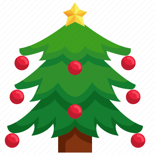 Tree, decoration, forest, christmas, star icon - Download on Iconfinder