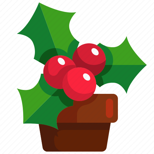 Mistletoe, plant, decoration, christmas, pot icon - Download on Iconfinder