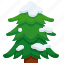 christmas, forest, pine, snow, tree, joshua 