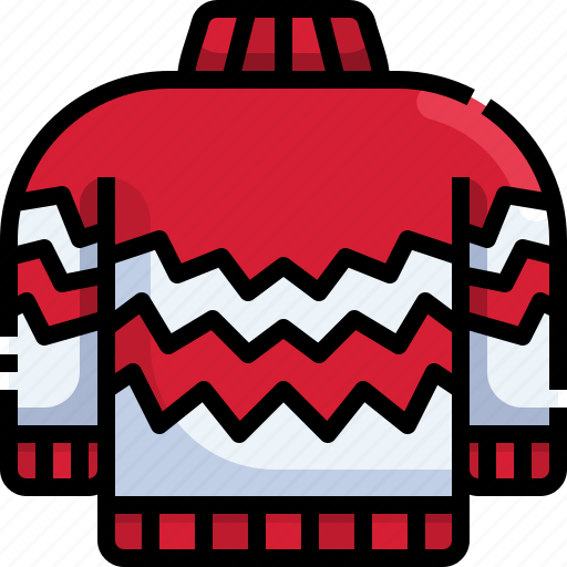Christmas, sweater, clothing, winter, pullover icon - Download on Iconfinder