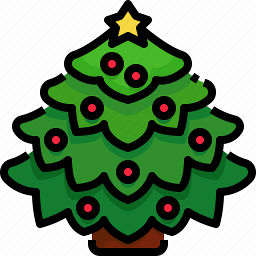 Decoration, christmas, tree, pine, xmas icon - Download on Iconfinder