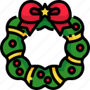 xmas, celebration, decoration, wreath, ornament, christmas