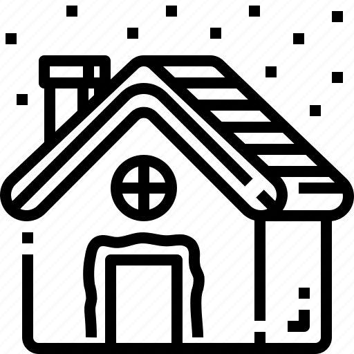 House, building, outdoor, cold, snow icon - Download on Iconfinder