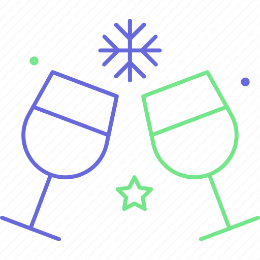 Christmas wine glass, celebrate, cheers, christmas, party icon - Download on Iconfinder