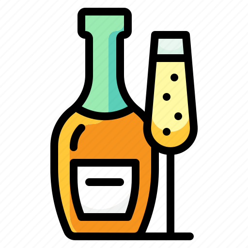 Alcohol, champagne, food, glasses, party icon - Download on Iconfinder