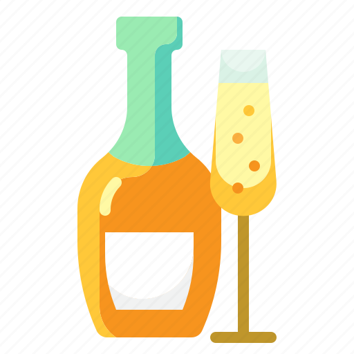 Alcohol, champagne, food, glasses, party icon - Download on Iconfinder