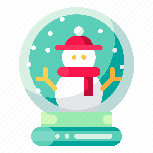 Christmas, decoration, globe, snow icon - Download on Iconfinder