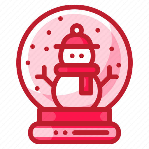 Christmas, decoration, globe, snow icon - Download on Iconfinder