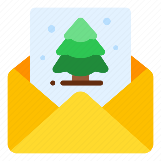 Christmas, card, xmas, mail, letter, envelope icon - Download on Iconfinder