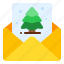 christmas, card, xmas, mail, letter, envelope 