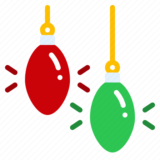 Christmas, lights, xmas, light, bulb, decoration, illumination icon - Download on Iconfinder
