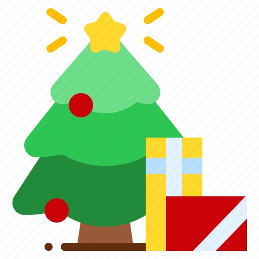 Christmas, tree, gifts, gift, box, surprise, xmas icon - Download on Iconfinder