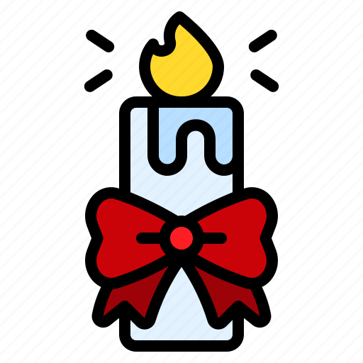 Candle, light, christmas, xmas, new, year, ornament icon - Download on Iconfinder