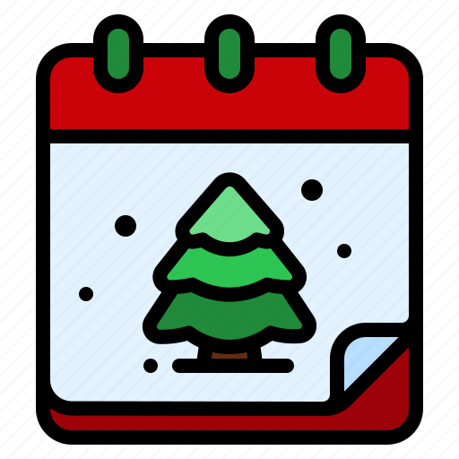 Christmas, xmas, calendar, new, year, celebrate, date icon - Download on Iconfinder