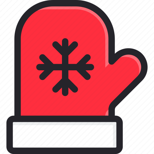 Christmas, gift, glove, holiday, ornament, santa claus, seasonal icon - Download on Iconfinder