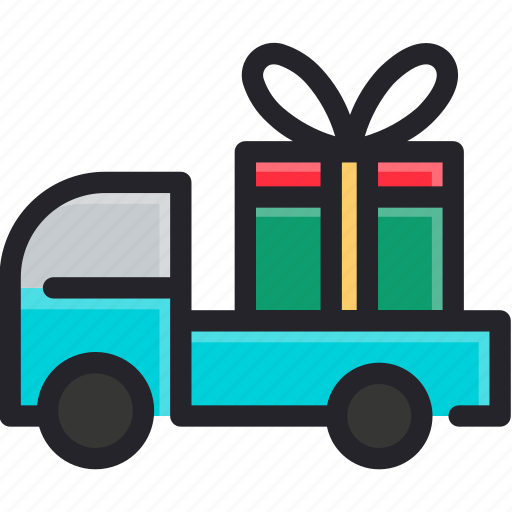 Christmas, delivery, gift, happy, holiday, service, transportation icon - Download on Iconfinder
