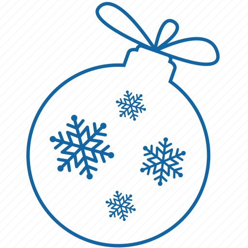 Ball, celebration, christmas, christmas ball, new year, snowflakes icon - Download on Iconfinder