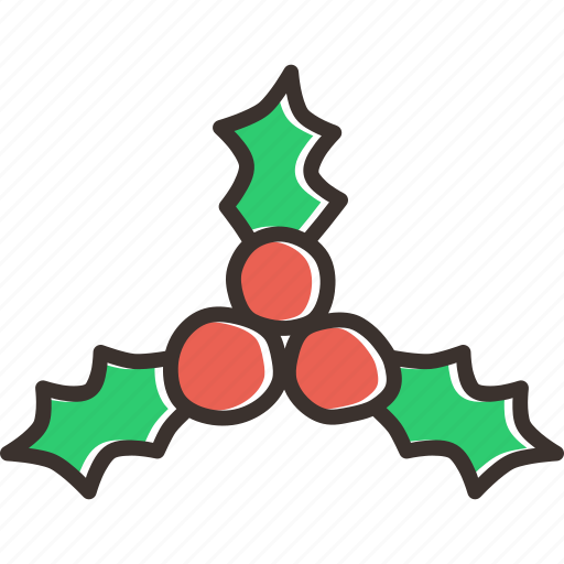 Berries, berry, christmas, holly, cake, fruit, new year icon - Download on Iconfinder