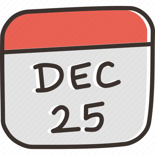 Calendar, christmas, date, december, festival, day icon - Download on Iconfinder