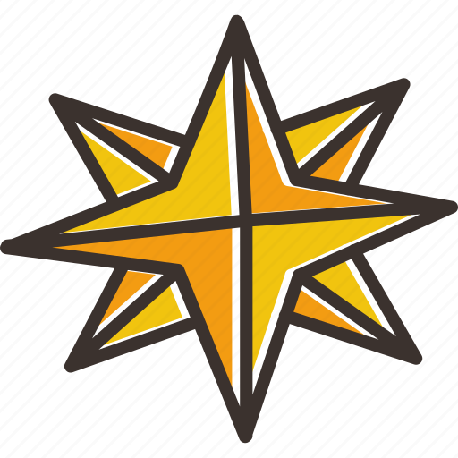 Christmas, northern, pole, star, shiny, twinkle, shine icon - Download on Iconfinder