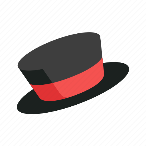 Black, hat, icon, flat, costume, headdress, headgear icon - Download on Iconfinder