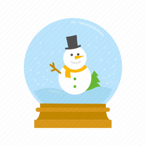 Snow, snow man, winter, snow globe icon - Download on Iconfinder