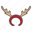 accessory, christmas, xmas, reindeer, hair, band 