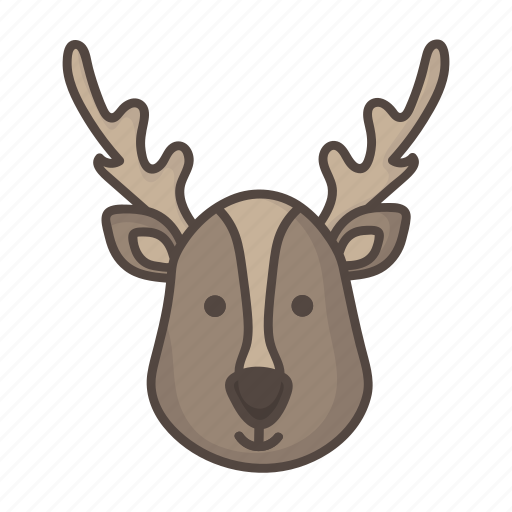 Reindeer, christmas, xmas, character, deer icon - Download on Iconfinder