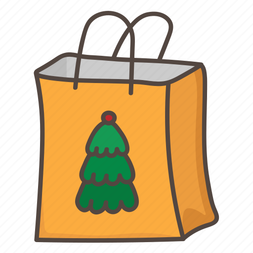 Shopping, bag, christmas, xmas, holiday icon - Download on Iconfinder