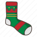 sock, christmas, xmas, decoration, gift